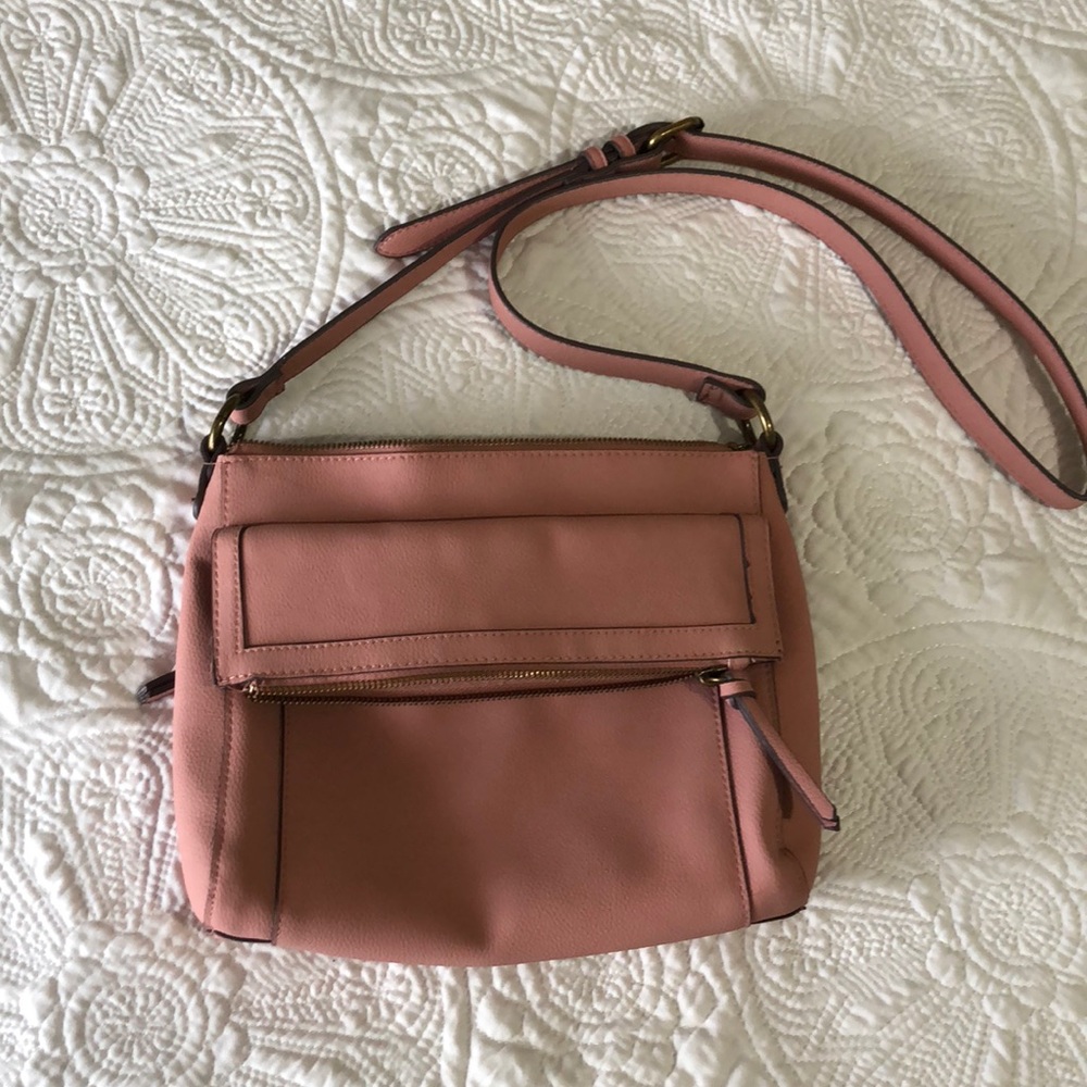 Pink crossbody purse